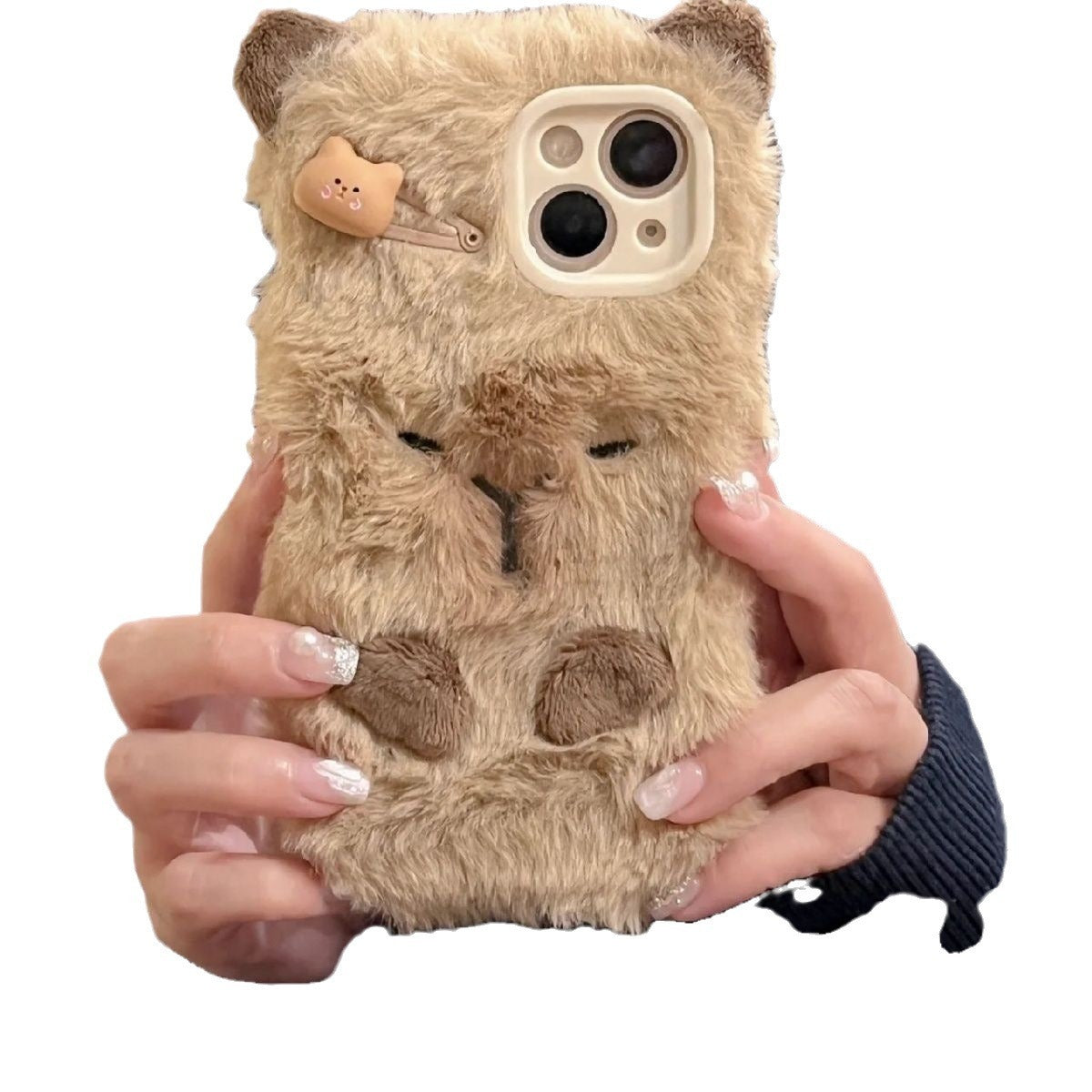 Popular Cartoon Plush Capabala Phone Case