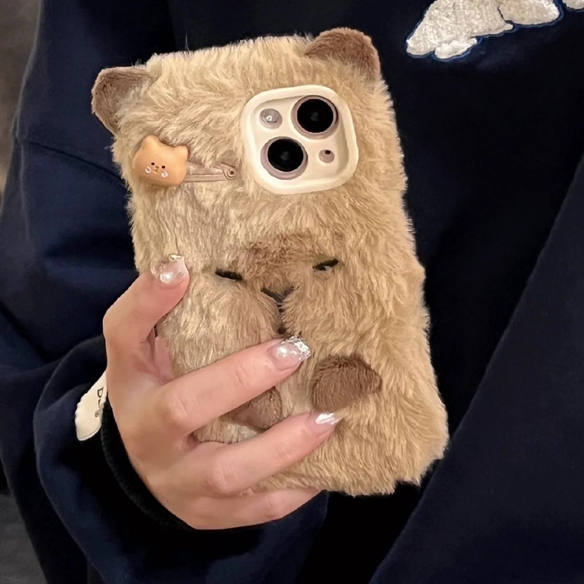 Popular Cartoon Plush Capabala Phone Case