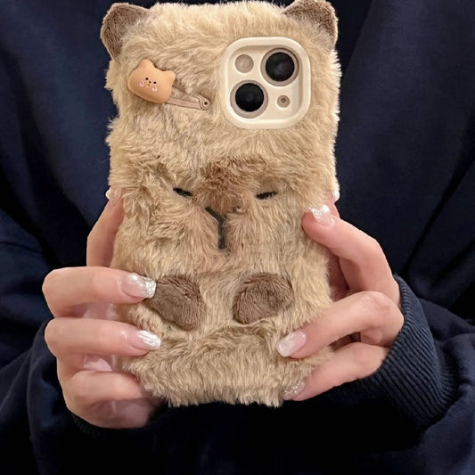 Popular Cartoon Plush Capabala Phone Case